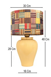 Opviq Lámpara de Mesa BK106 Multicolor
